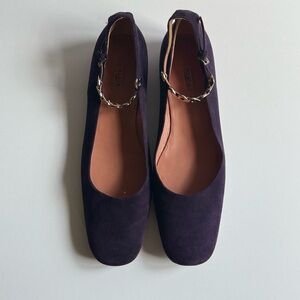 Alaia Square Toe Ballet Flats